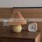 Vintage Lampada Led Lamparas Led Tricolor Lights Usb Light Pleated Ball Ceramic Table Lamp For Room Decor Lights