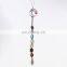 Natural Crystal Gemstone Car Accessories Amethyst Pendants Semi-Precious Crafts 7 Chakras Stones Healing Crystals Tree of Life