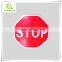 Traffic safety octagon seamless aluminum solar LED warning sign