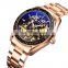Skmei 9194 luxury fashion relogio wristwatches stainless mechincial watches for men