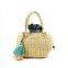 Basket with Hard Shape Water Hyacinth Handbag New Arrival Beach bag Eco basket Wholesale