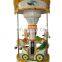 mini fairground rides 3 seats small carousel for sale
