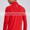 Half Zip Long Sleeves Sweatshirts Gym Training Stand Collar T Shirt 2023 New Wholesale Outdoor Sportswear Fitness Top For Men