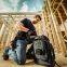 Extreme Tool Backpack, Heavy-Duty Tool Bag with Padded Shoulder, Back, and Waist Straps, Water-Resistant Construction Black