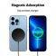 Hot Selling 15W Wireless Charger Pad Magnetic Wireless Charger for iPhone 13 and 14 PD Function Mini Magnetic Charger