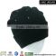 100% Acrylic Knitted Hat With Stone For AW 16 (Black)