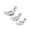 316 Stainless Steel Butterfly/shroud Nut, Hand-tightened Ingot Screw