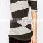 Haohoo Womens Fitted Striped T-Shirt