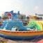 inflatable water park inflatable big water slide with pool