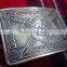 Scottish Rampart Lion Kilt Belt Buckle In Antique Finished