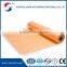 0.6mm pp/pe shower wall liner waterproof membrane with orange colour