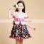 Satin Fabric Clothing Tea-Length Baby Girl Casual Dress for Clothing Imported from China