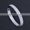 Wholesale Star Carving Pattern Stainless Steel Bracelet Bangle Can Open SMJ0054