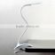 Rechargeable Flexible JK853C CE certificated LED desk lamp office table light led touch clip lamp