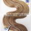 Wholesale Top quality single clip in hair extension 100% brazilian body wave clip in curly hair extension