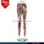 Latest design multiple patterns mixed vivid color sexy women's printed leggings on promotion