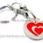Metal Material and car racing keychain
