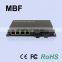 2 Fiber Ports and 4 RJ45 Ports Unmanaged Fiber Switch