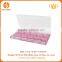 Pink controler!personal care clear cap pink 10 hole &1 helper Zhejiang empty professional cosmetic eyeshadow palette packaging