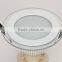 6W/12W/18W round led glass panel light with SMD 2835