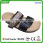 Hot Selling PU Leather Men's Flat Wood Sole Men Cork Slippers Sandals
