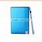 Hot selling customized LOGO slim credit card power bank 1350mah