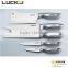 Deluxe design classic royal kitchen knife set with Acrylic rotated stand