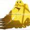 excavator heavy duty bucket rock bucket P200 made in China