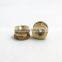 Dongguan CNC machining parts custom knurled brass decorative nut