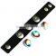 Wholesale Glass Nebula - Galaxy Space - Novelty Leather Metal Cuff Buttons Bangle Bracelet