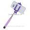 Wholesale Price Mini Postable Monopod Wire Selfie Stick for Mobile Phone