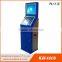 Self Service Bill Payment Ticket Vending Kiosk with receipt printer