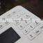 Waterproof backlight silicone medical keyboard with numeric keypad