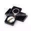 Custom Round Shape Crystal galss Alloy keychain for bag charm keychain decoration