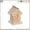 Shuanglong new unfinished handmade wooden bird houses wholesale