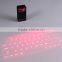 USB Wireless Bluetooth Laser Projection Virtual QWERTY Keyboard for Tablet Phone