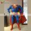 Life size super hero cape figures superman statue