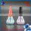 Silk screen printing 12ml unique design empty nail polish glass bottle