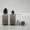 PET 30ml plastic square dropper bottles with child proof cap for ejuice liquid
