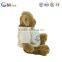 Sitting soft plush bear 11" tall