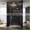 Rectangle mirror tempered glass hinge shower enclosure EX-423