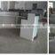TW solid surface semi circle reception desk high gloss white