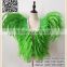 Children's Feather Clothing Shawl Red Feathers Kid Costume Green Cock Feather Costume