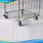 Shelf panel shuttle cart saddle nesting carts