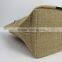 Leather Handle Eco Friendly Natural Burlap Jute Bag Manufacturers Drawstring Jute Bag
