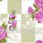 70gsm flower pigment fabric for making bed sheet