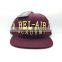 3d gold letters bolted short bill snapback caps hat