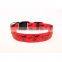 Chi-buy LED Dog Collar Personalized LED Embroidered Dog Collar Free Shipping on order 49usd