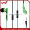 2016 bright color new designed promotion braided wired earbuds for mobile phone