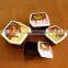 Gift idea cake 4 in 1 nestable cute plastic kids snack box